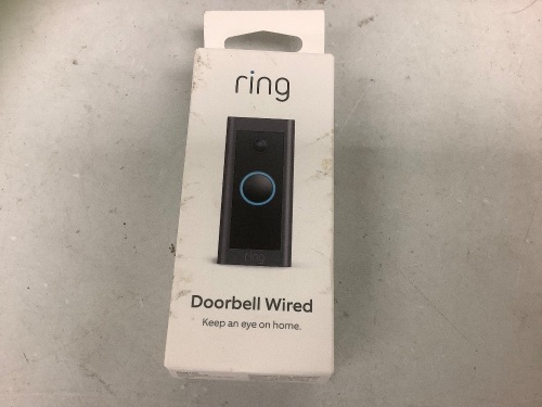 Ring Wired Doorbell, E-Comm Return - Lot 618