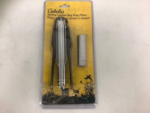 Spring Loaded Hog Ring Pliers, E-Comm Return - Lot 765