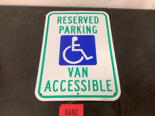 Handicap Sign - Lot 5147
