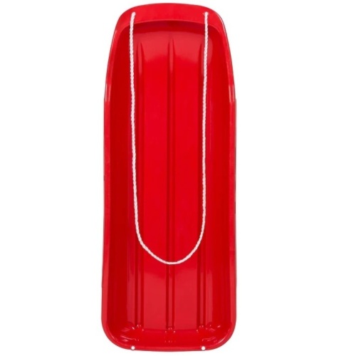 48in Kids Toboggan Snow Sled Board w/ Pull Rope, Curved Edges - Lot 6566