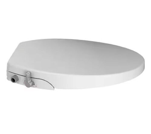 American Standard AquaWash Non-Electric Slow Close Bidet Seat for Elongated Toilets in White - Lot 545