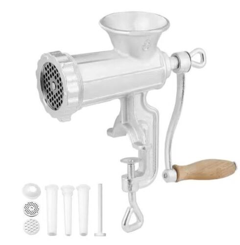 Heavy Duty Cast Iron Hand Meat Grinder with Steel Table Clamp - Lot 585