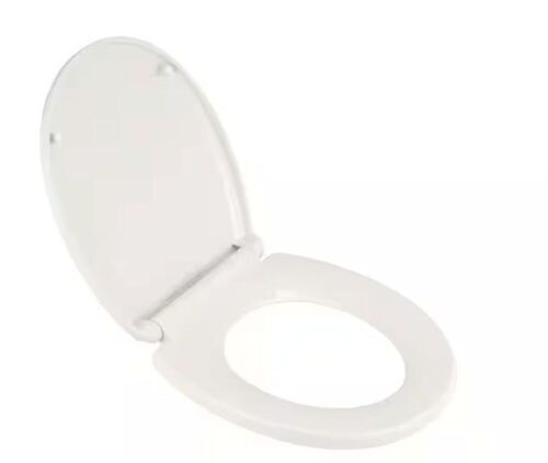 American Standard Traditional Slow-Close EverClean Round Closed Front Toilet Seat in White  - Lot 645