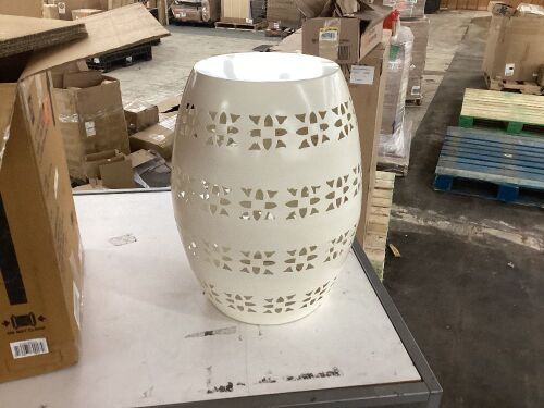 Cut Out Design Garden Stool  - Lot 590