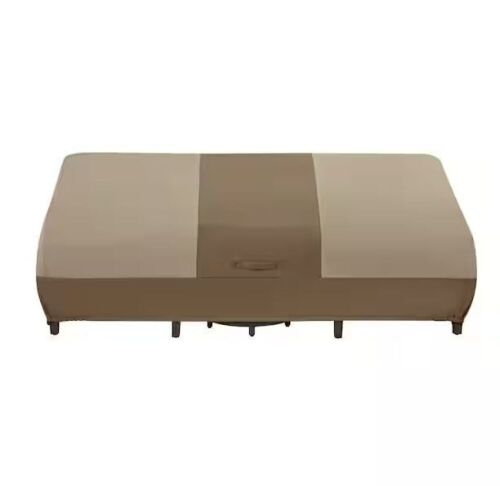 Hampton Bay Rectangular Beige Patio Furniture Cover  - Lot 600