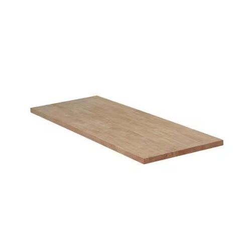 Hampton Bay 4 ft. L x 25 in. D Unfinished Hevea Solid Wood Butcher Block Countertop With Square Edge  - Lot 502