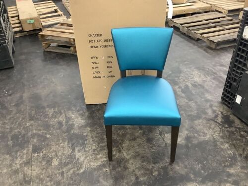 Charter Upholstered Dining Chair, High Quality, 19" Wide 20" Deep Seat - Lot 139