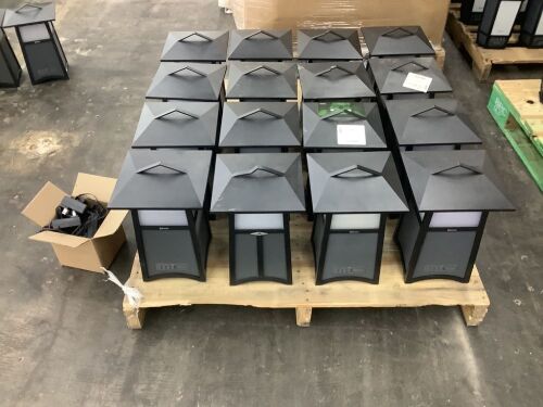 Lot of (16) Acoustic Research Bluetooth Speaker Lanterns & (10) Power Supplies - Unknown if Power Supplies Match or Work  - Lot 144