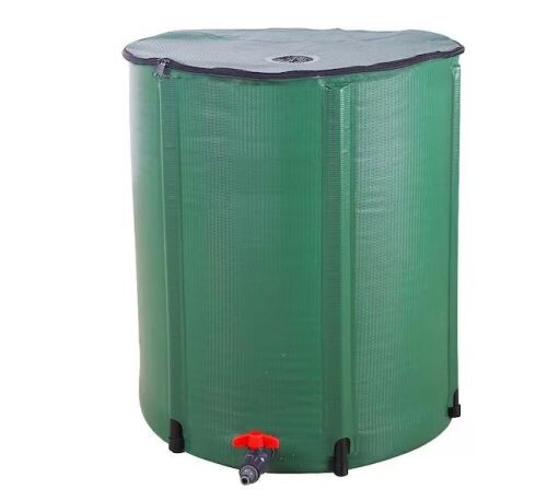 Lot of (2) 50 Gal. Green Rainwater Barrel  - Lot 492