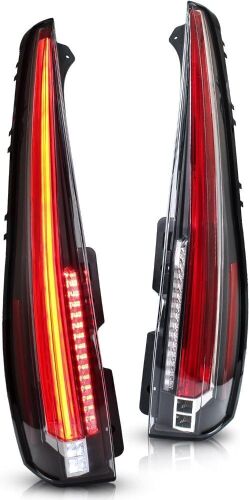 VLAND LED Display Tail Lights Assembly for Cadillac Escalade 3rd Gen SUV 2007-2014 - Lot 23