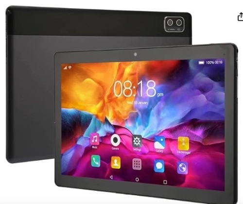 10.1in Tablet for Android 8GB ram - Lot 381a