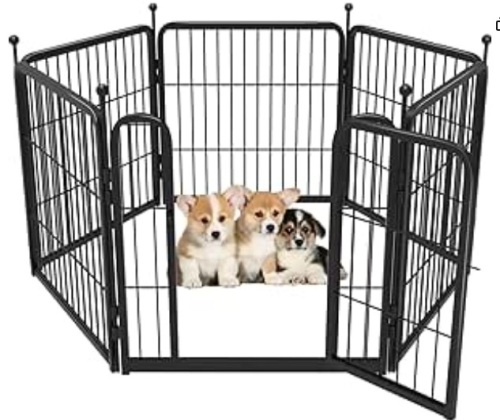 FXW Rollick Dog Playpen, 24" Height for Puppies/Small Dogs, 6 Panels - Lot 219