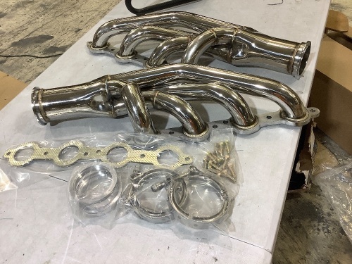 GOWE Turbo Headers Manifolds for LS1 LS6 Chevrolet Header Manifold UpForward Stainless Steel Turbo Headers Manifolds - Lot 118