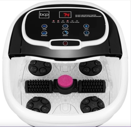 Automatic Heated Shiatsu Massage Foot Bath Spa w/ Pumice Stone - Lot 146