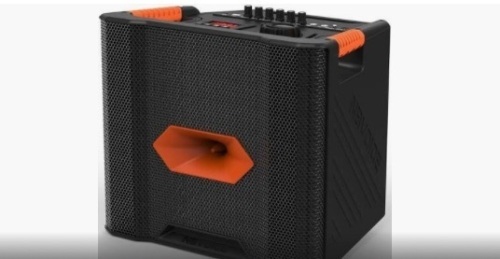 Aries Cp-2 Bluetooth Speaker Karaoke Machine W/mic Support - Lot 19