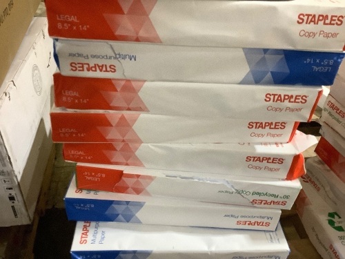 10 reams of 8 1/2 x 14 legal size copy paper - Lot 357