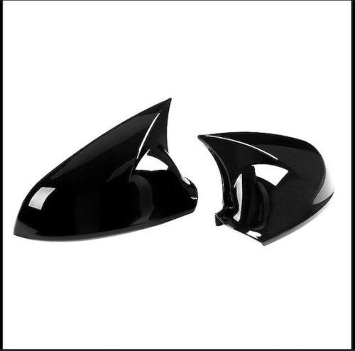 2pcs Side Rearview Wing Mirror Cover For Vauxhall Opel Astra J Mk6 Sedan Hatchback 2010 2011 2012 2013 - Lot 120d