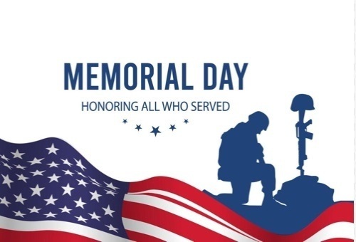 We will be closed Memorial Day Monday 27th to honor all who served our country. - Lot 1a