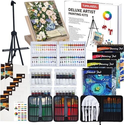 Tavolozza 126Pcs Deluxe Artist Painting Kit  - Lot 313