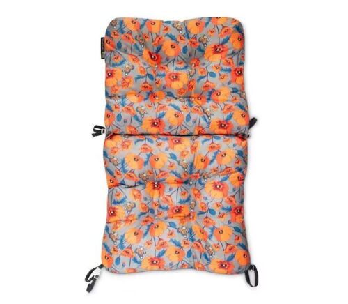 Lot of (3) Frida Kahlo 21 in. W x 22.5 in. H Outdoor Patio Dining Chair Cushion Seat/Back in Amapolas Brillantes  - Lot 329
