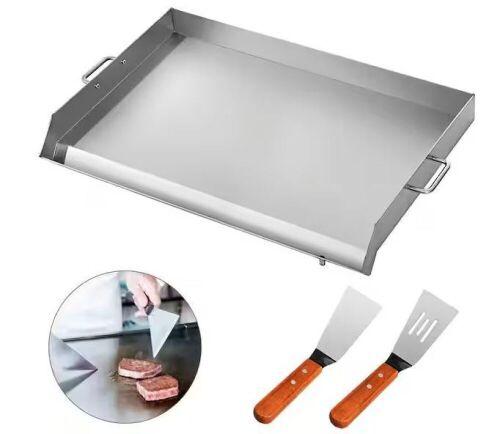 32 in. x 17 in. Stainless Steel Griddle Universal Flat Top   - Lot 387