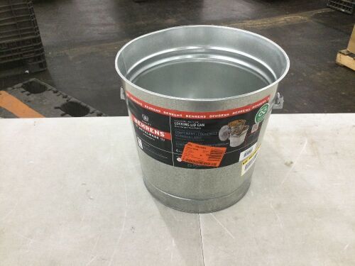 Behrens 6 Gallon Galvanized Steel Round Trash Can - Missing Lid  - Lot 388