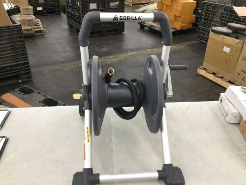 Gorilla 175 ft. Aluminum Zero Rust Mobile Hose Reel  - Lot 398