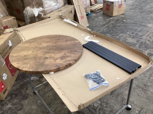 Wood Table  - Lot 693