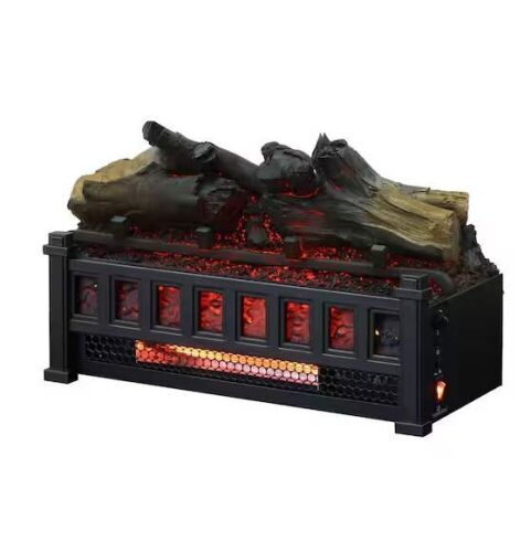 StyleWell Barkridge 20.5 in. Infrared Electric Fireplace Log Set Heater - Lot 544