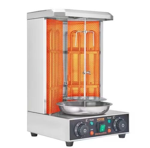 Shawarma Portable Electric Grill Machine with 2 Burners, 13 lbs. Capacity   - Lot 86