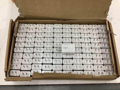 Case of (100) Anker PowerPort USB Wall Charger Box  - Lot 160