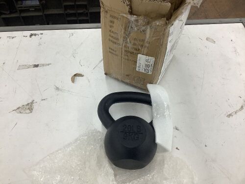 Cast Iron Kettlebell 20lb  - Lot 192