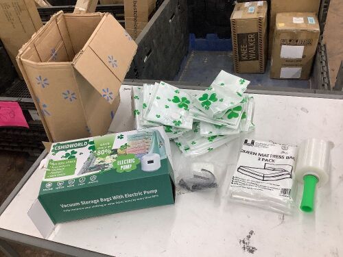 Vacuum Storage Bags with Electric Pump  - Lot 204