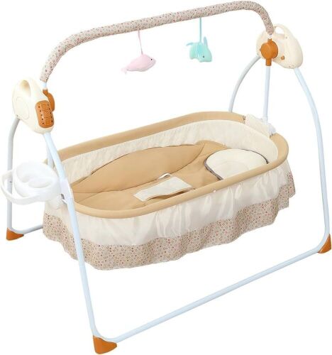 DRTONK Foldable Electric Baby Bassinet Swing  - Lot 614