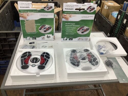 Lot of (2) Electronic Stimulator Foot Massager  - Lot 406