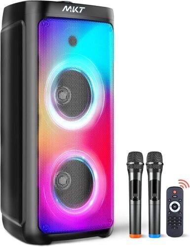 MKT Portable Bluetooth Karaoke Speaker with Dual 8" Subwoofer - Lot 74