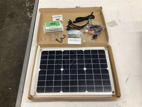 Portable Solar Panel Kit  - Lot 250