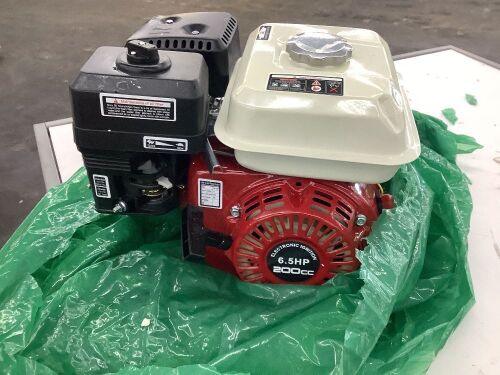 6.5HP 4-Stroke Gas Engine 160CC Pull Start - Possibly Locked Up, For Parts or Repair  - Lot 287