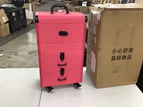 Cosmetic Rolling Train Case  - Lot 41