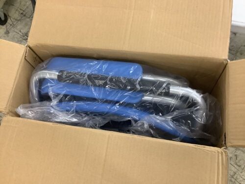 3 in 1 Toilet Transport Chair with Wheels - Lot 468