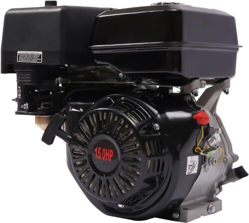  15HP 4 Stroke Gas Engine Motor 420CC OHV Single Cylinder Recoil Pull Start  - Lot 14