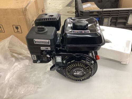 4 Stroke 7.5HP Gasoline Engine, OHV Air Cooled Pull Start 3600rpm, 210cc for Go Kart - Dented Gas Tank  - Lot 35