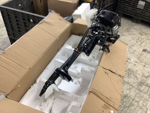 4HP 4 Stroke Outboard Motor - Has Compression  - Lot 24