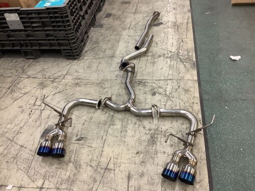High Performance Catback Exhaust System, Unknown Fit  - Lot 492