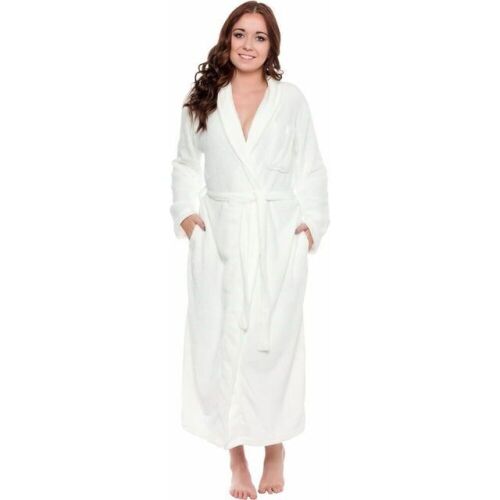 Lot of (4) Silver Lilly Womens Plush Fleece Bathrobe, L/XL  - Lot 585