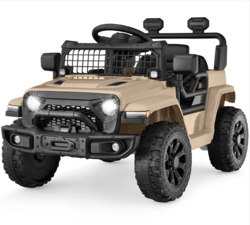 6V Kids Ride-On Truck Car w/ Parent Remote Control, 4-Wheel Suspension-no charger - Lot 184