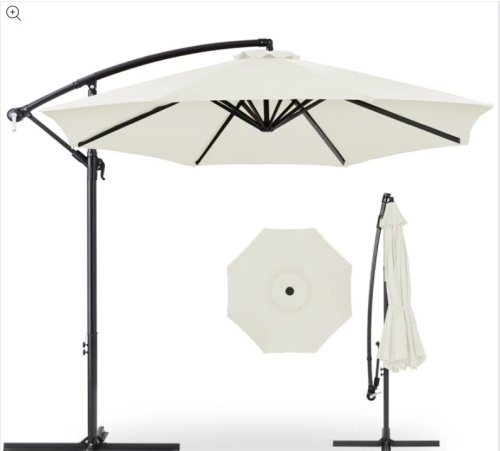 Offset Hanging Patio Umbrella - 10ft - Lot 200