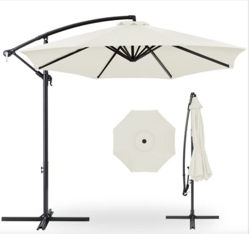 Offset Hanging Patio Umbrella - 10ft - Lot 94