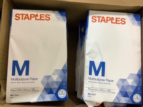 10 reams of 500 sheets each multipurpose copy paper - Lot 104