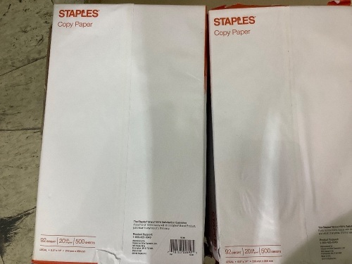 Case of copy paper(5000 sheets)legal 8.5"x 14" - Lot 110